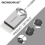 MICRODRIVE Mini Metal U-Disk Bærbar USB 2.0 8GB Flashdrev