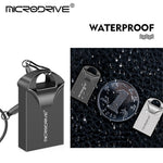 MICRODRIVE Mini Metal U-Disk Bærbar USB 2.0 8GB Flashdrev
