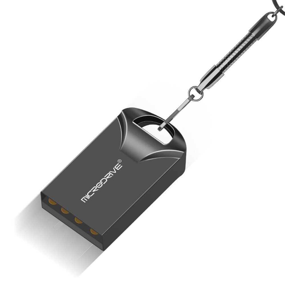 MICRODRIVE Mini Metal U-Disk Bærbar USB 2.0 8GB Flashdrev