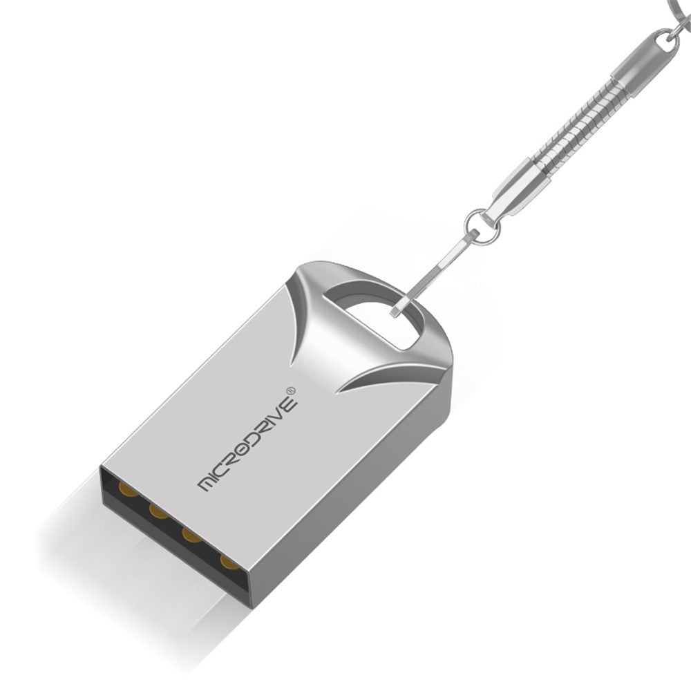 MICRODRIVE 128 GB USB 2.0 Flash Drive i metall – Mini U-Disk – Bärbar
