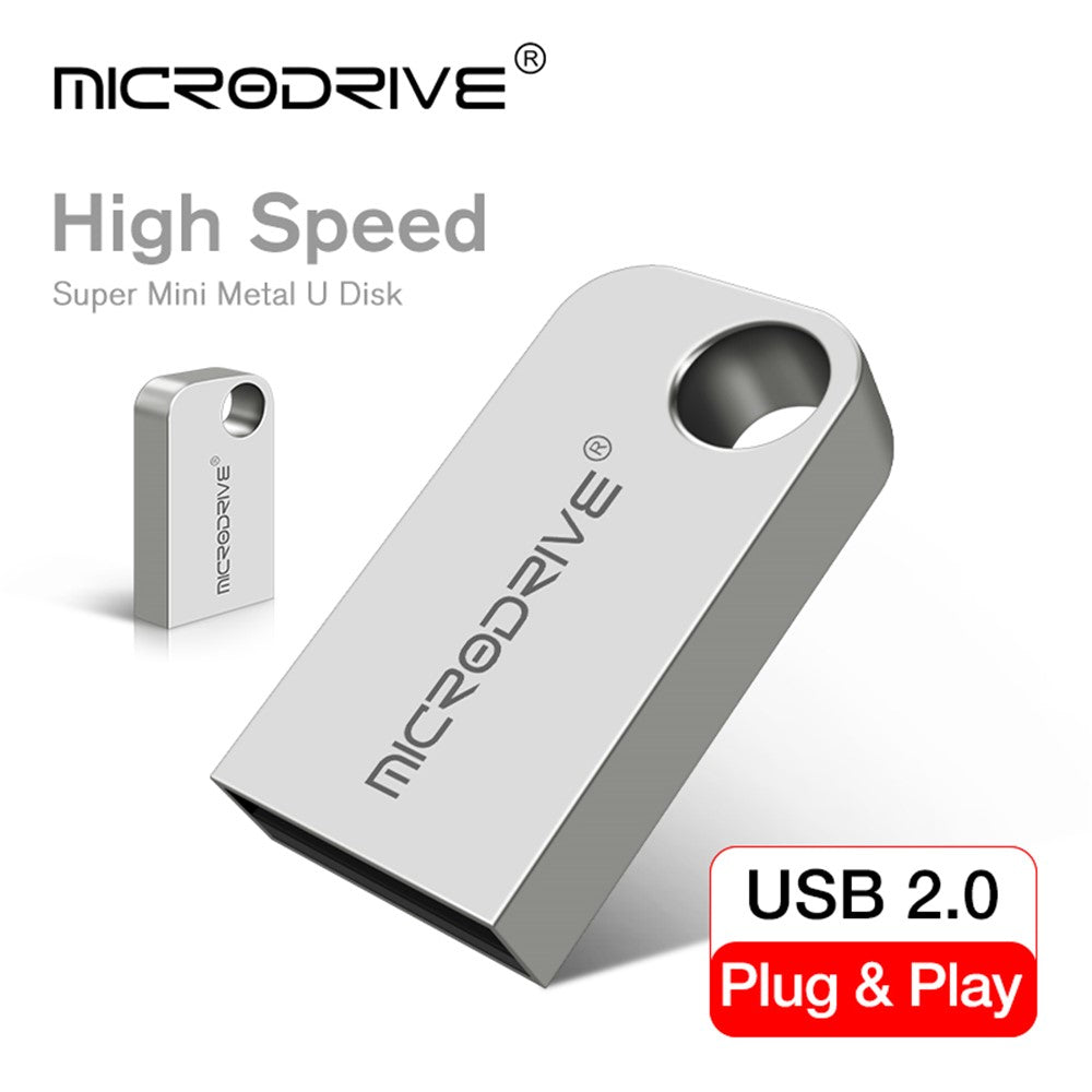 MICRODRIVE 32G High Speed USB 2.0 Flashdrev Mini USB-nøgle USB-stick