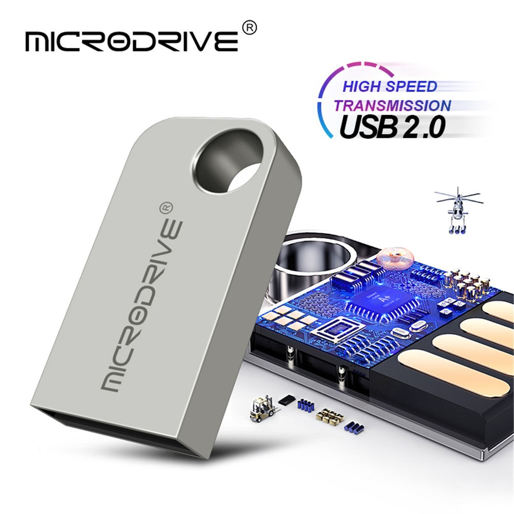 MICRODRIVE 16G Metal Thumb Drive USB Stick Laptop USB 2.0 Flash Drive