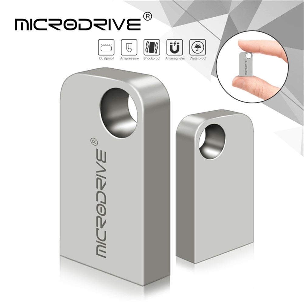 MICRODRIVE 16G Metal Thumb Drive USB Stick Laptop USB 2.0 Flash Drive