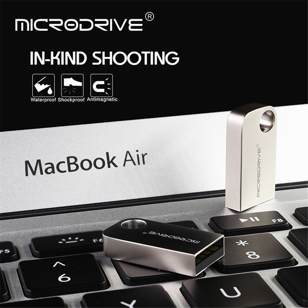 MICRODRIVE 16G Metal Thumb Drive USB Stick Laptop USB 2.0 Flash Drive