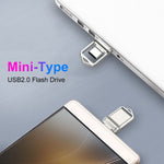 MICRODRIVE High Speed Mini Flash Drive USB 2.0 / Type-C 64GB Metal U-Disk