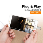MICRODRIVE High Speed Mini Flash Drive USB 2.0 / Type-C 64GB Metal U-Disk