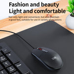 K3 Wired USB Cable Ergonomic Laptop Computer Mouse for Home and Office