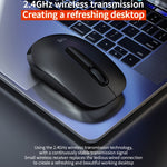 K6 Slim Mouse 2.4GHz Wireless Business Working Mouse (without Battery)