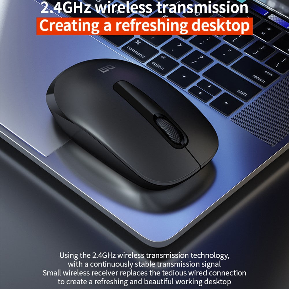 K6 Slim Mouse 2.4GHz Wireless Business Working Mouse (without Battery)