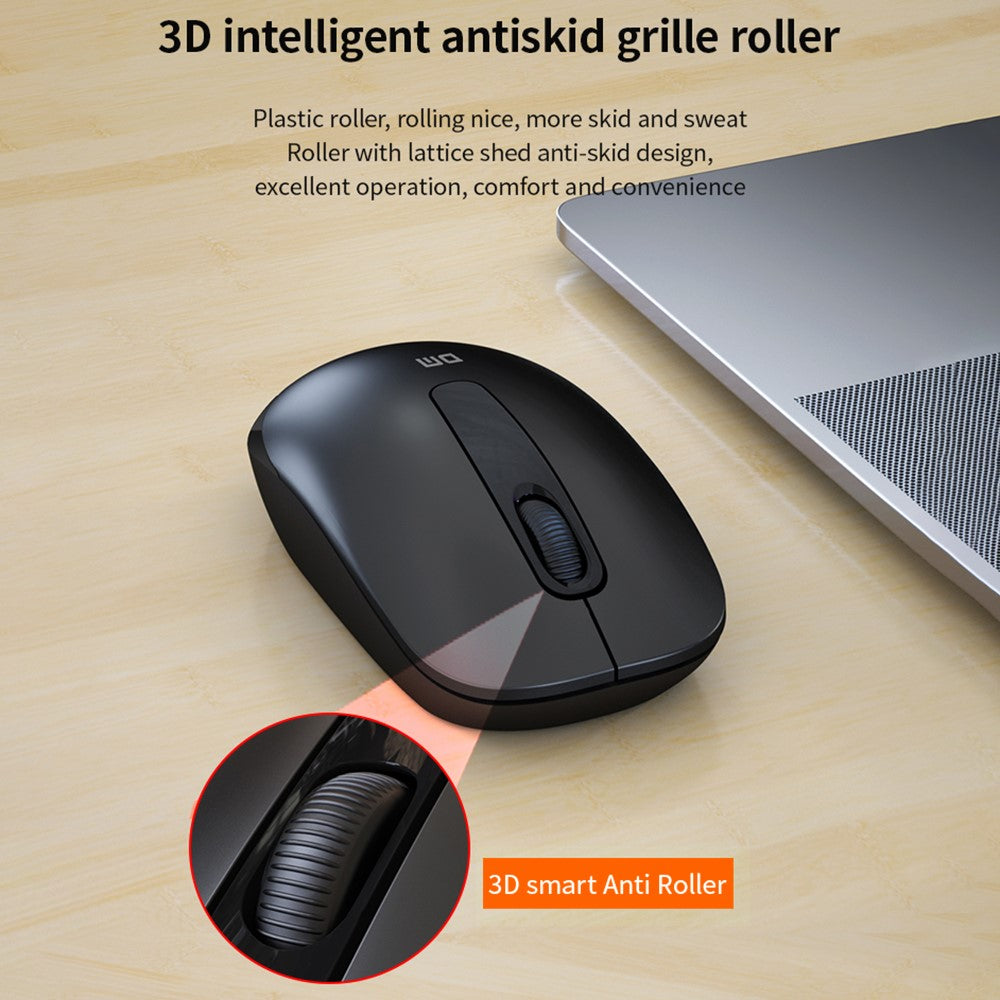 K6 Slim Mouse 2.4GHz Wireless Business Working Mouse (without Battery)