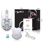 HXSJ T26  Wireless Mouse Bluetooth5.1 + 2.4Ghz Dual Modes 4800 DPI RGB Backlit Mouse