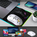 HXSJ T26  Wireless Mouse Bluetooth5.1 + 2.4Ghz Dual Modes 4800 DPI RGB Backlit Mouse