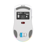 HXSJ T26  Wireless Mouse Bluetooth5.1 + 2.4Ghz Dual Modes 4800 DPI RGB Backlit Mouse