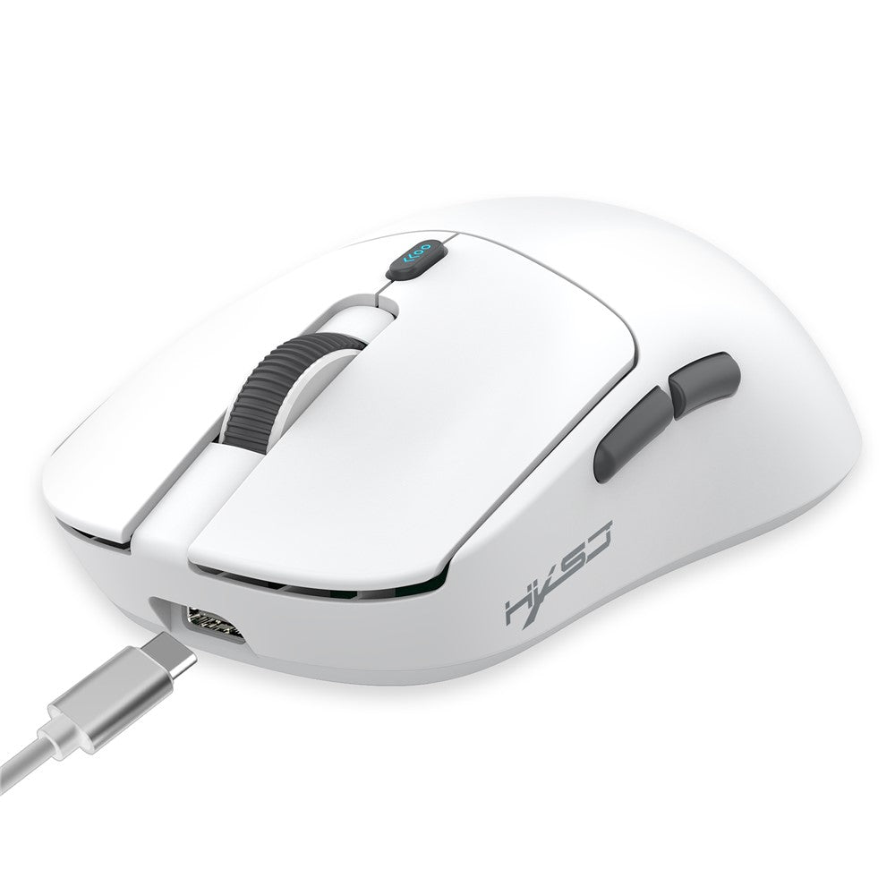 HXSJ T68 3-Mode Lightweight Gaming Mouse PAW-3311 6-Key Programmable TTC 12000DPI Wireless Mouse