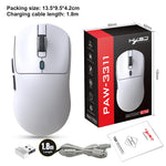 HXSJ T68 3-Mode Lightweight Gaming Mouse PAW-3311 6-Key Programmable TTC 12000DPI Wireless Mouse
