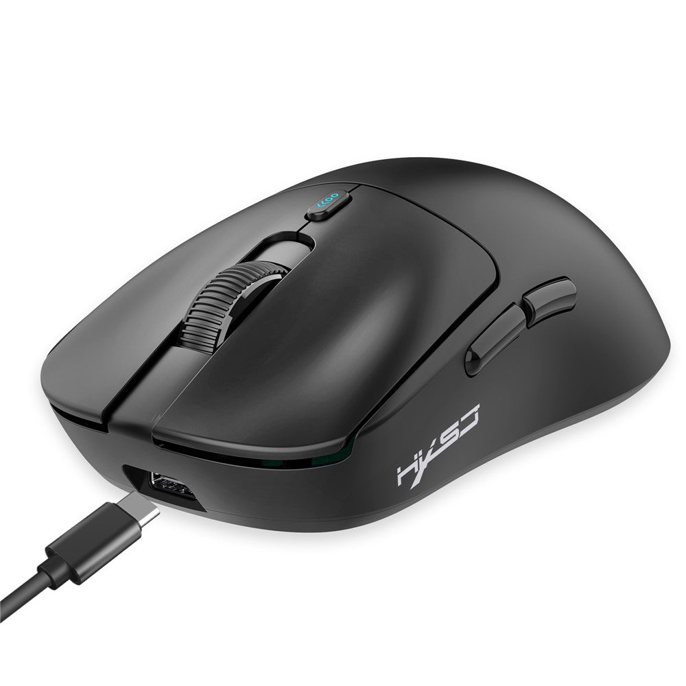 HXSJ T68 3-Mode Lightweight Gaming Mouse PAW-3311 6-Key Programmable TTC 12000DPI Wireless Mouse