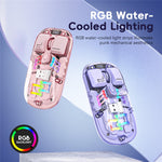 M533 2.4G+Bluetooth-compatible 5.0 Dual Mode Transparent Wireless Mouse with RGB Light