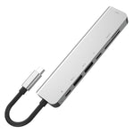 W65331 Type-C to HD PD USB Ports Card Reader HUB Adapter 7-in-1 Multi-function HUB Expander