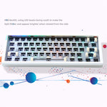 GMK61 Hot-Swappable RGB Wireless+USB Wired+Bluetooth-compatible Mechanical Keyboard Kit