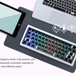 GMK61 Hot-Swappable RGB Wireless+USB Wired+Bluetooth-compatible Mechanical Keyboard Kit