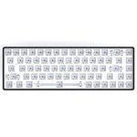 MAG68 Hot-Swappable Bluetooth+USB Wired+2.4G Wireless Mechanical Keyboard Kit with 68 Keys