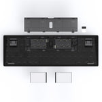 MAG68 Hot-Swappable Bluetooth+USB Wired+2.4G Wireless Mechanical Keyboard Kit with 68 Keys