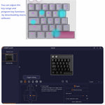 TEAM WOLF HK25 magnetisk aksel mekanisk tastatur enhåndsbetjening gaming-tastatur