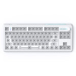 LS01 RGB Keyboard Kit Hot-Swap Bluetooth+USB-C Wired+2.4G Wireless Mechanical Keyboard
