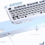 LS01 RGB Keyboard Kit Hot-Swap Bluetooth+USB-C Wired+2.4G Wireless Mechanical Keyboard