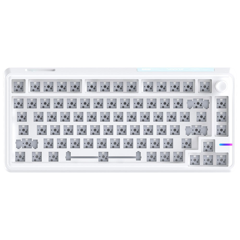 LS02 Gasket-monteret mekanisk tastatursæt understøtter Bluetooth-kompatibel / kablet / trådløs forbindelse