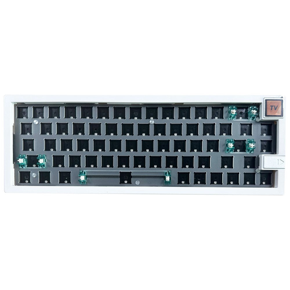 GMK67-S Hot Swappable Wireless+Wired+Bluetooth-compatible Keyboard Kit with Screen, RGB Backlight