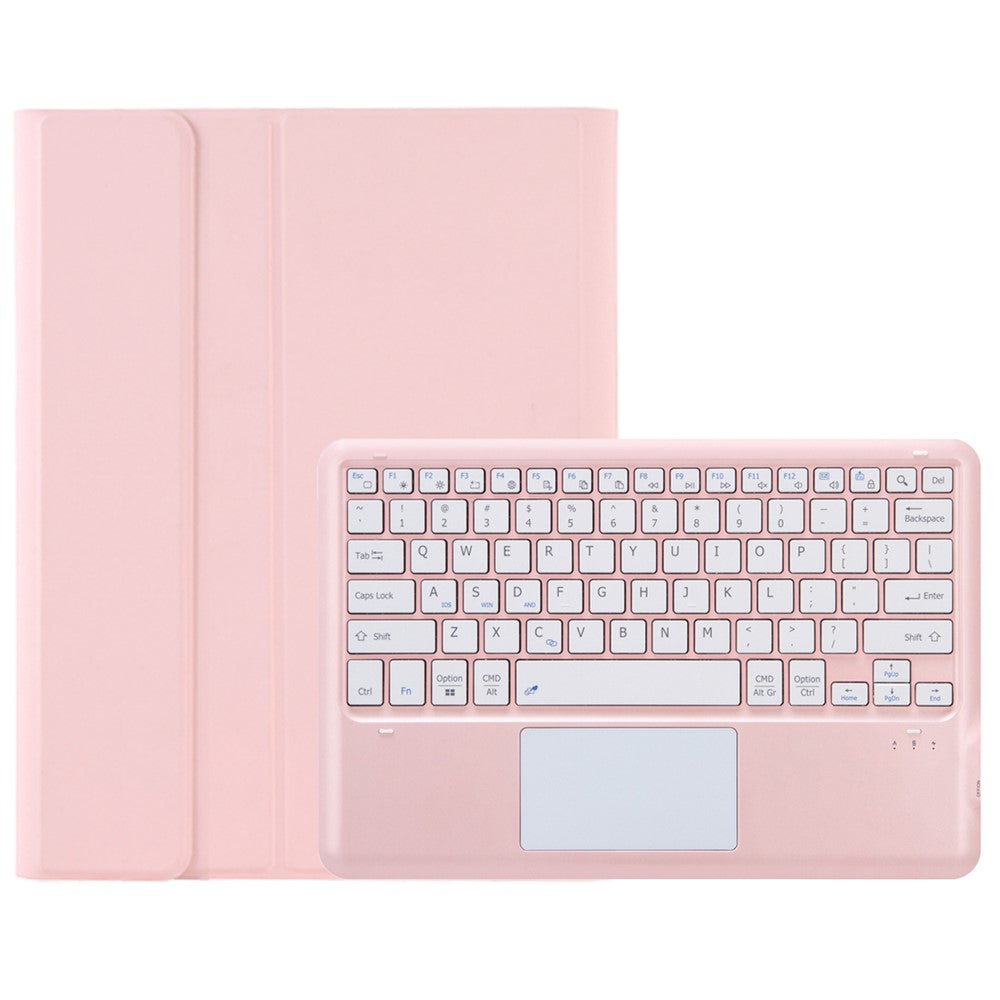 AM24-A til Lenovo Tab P12 tastatur med touchpad + ultratyndt tabletcover i læder