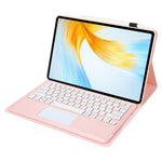 AM24-A til Lenovo Tab P12 tastatur med touchpad + ultratyndt tabletcover i læder
