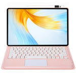 AM24-A til Lenovo Tab P12 tastatur med touchpad + ultratyndt tabletcover i læder