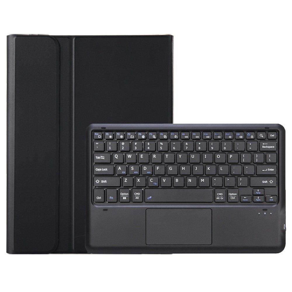 AM24-A til Lenovo Tab P12 tastatur med touchpad + ultratyndt tabletcover i læder