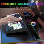 Y-FRUITFUL G69 Gaming Mechanical Feel Keyboard 87 Keys RGB Backlit USB Wired Esports Keyboard