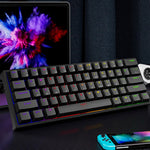 Y-FRUITFUL K33 61 Keys Type C Hot Swappable Mechanical Gaming Keyboard with RGB Light