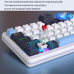 Y-FRUITFUL K78 Mechanical Keyboard 78 Keys RGB Backlit Wired Gaming Office Computer Keyboard
