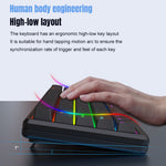 Y-FRUITFUL K78 Mechanical Keyboard 78 Keys RGB Backlit Wired Gaming Office Computer Keyboard