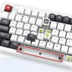 Y-FRUITFUL K102 102 Keys Tri-Mode Keyboard Gasket Structure Mechanical Gaming Keyboard with RGB Light