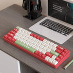 AJAZZ AK680 1.6m USB Wired Gaming Keyboard 68 Keys Hot Swappable Mechanical Keyboard