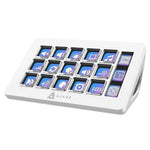 AJAZZ AKP153E Desktop Assistant Console Panel Custom Programming Intelligent Display 15 Keys Mini Keyboard