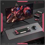 ONIKUMA G55 61 Keys Wired Keyboard with RGB Light Mechanical Gaming Keyboard for PC / Mac / Linux
