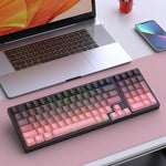 Y-FRUITFUL K98Pro 98 Taster Mekanisk Tastatur Triple Mode Hot-Swappable Gaming Tastatur med RGB Baggrundsbelysning