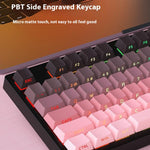 Y-FRUITFUL K98Pro 98 Taster Mekanisk Tastatur Triple Mode Hot-Swappable Gaming Tastatur med RGB Baggrundsbelysning