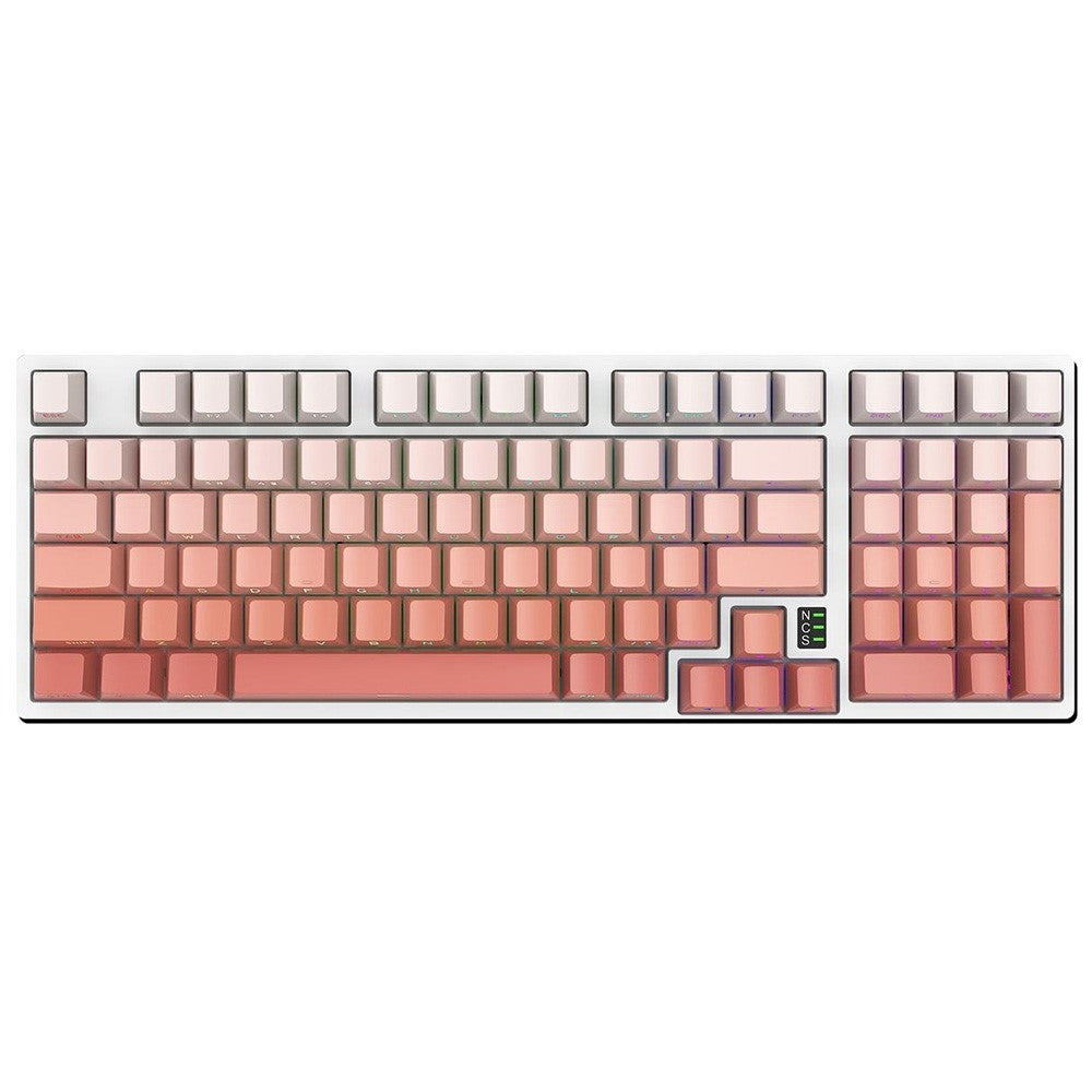 Y-FRUITFUL K98Pro 98 Taster Mekanisk Tastatur Triple Mode Hot-Swappable Gaming Tastatur med RGB Baggrundsbelysning
