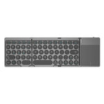 KF86 MAX Foldable Wireless Bluetooth-Compatible Keyboard with Touchpad