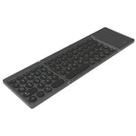 KF86 MAX Foldable Wireless Bluetooth-Compatible Keyboard with Touchpad