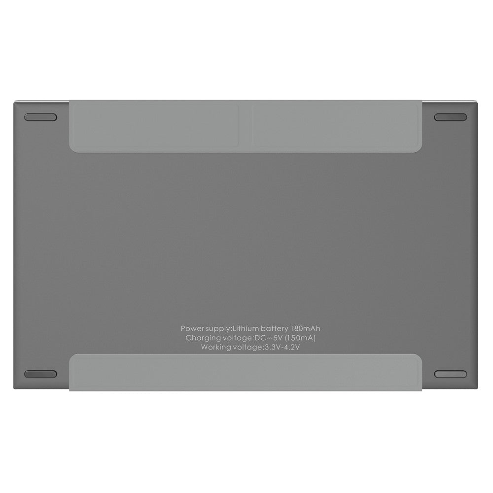 KF86 MAX Foldable Wireless Bluetooth-Compatible Keyboard with Touchpad + Leather Case