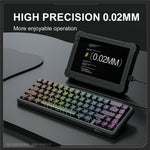 ONIKUMA G67 Wired Magnetic Axis Mechanical Keyboard 67 Keys Anti-Ghosting Hot-Swappable for Gaming / Office